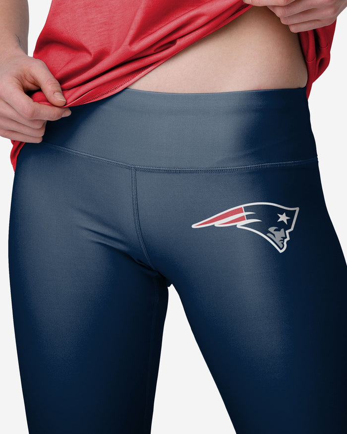 New England Patriots Womens Solid Big Wordmark Legging FOCO - FOCO.com