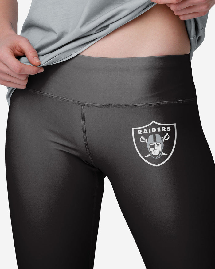 Las Vegas Raiders Womens Solid Big Wordmark Legging FOCO - FOCO.com