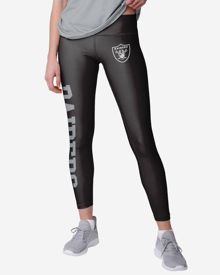 Las Vegas Raiders Womens Solid Big Wordmark Legging FOCO S - FOCO.com