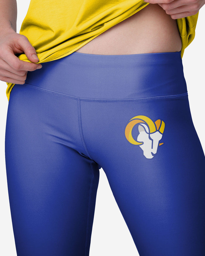 Los Angeles Rams Womens Solid Big Wordmark Legging FOCO - FOCO.com