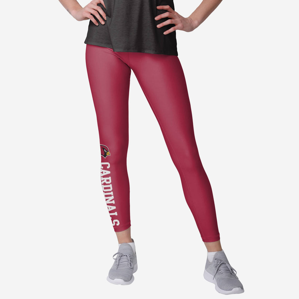 Arizona Cardinals Womens Solid Wordmark Legging FOCO S - FOCO.com