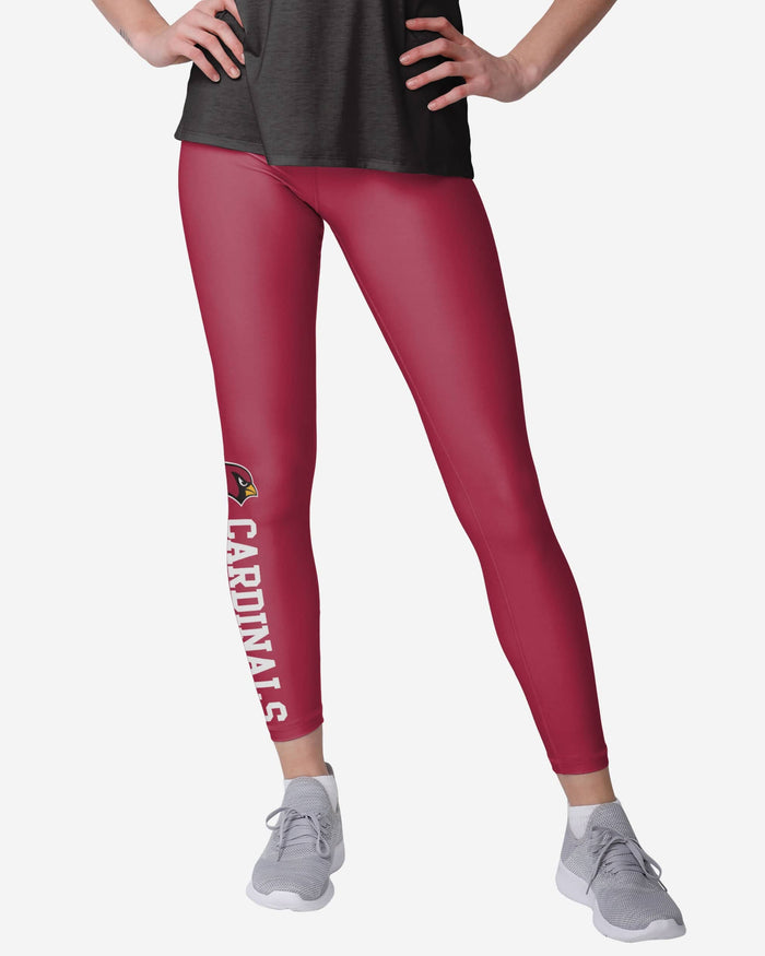 Arizona Cardinals Womens Solid Wordmark Legging FOCO S - FOCO.com