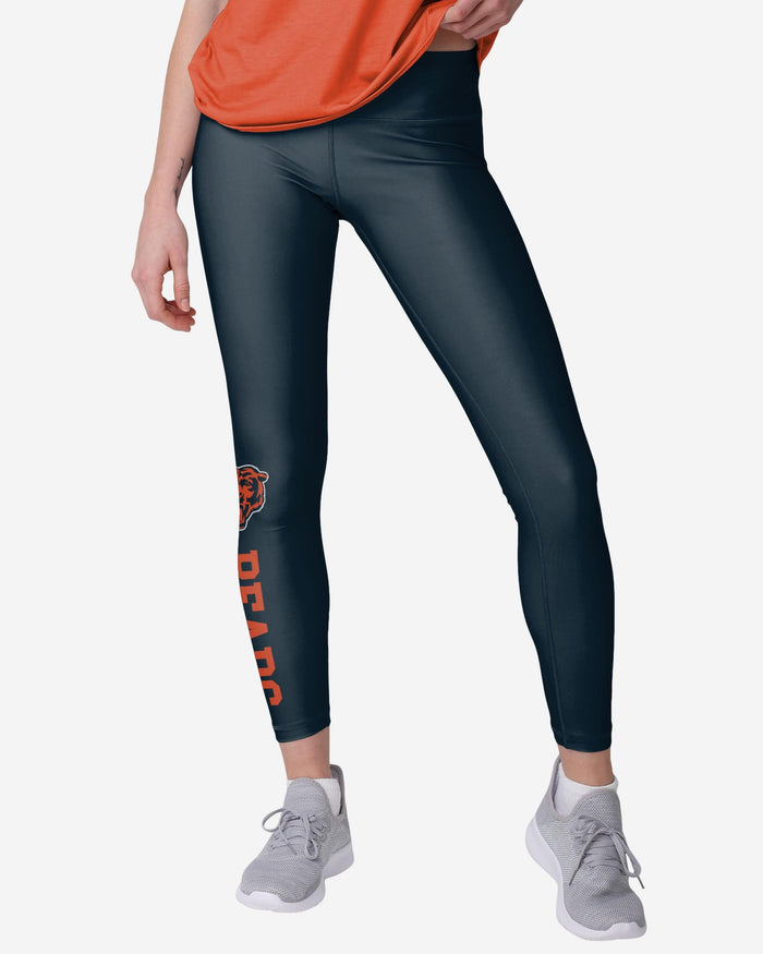 Chicago Bears Womens Solid Wordmark Legging FOCO S - FOCO.com