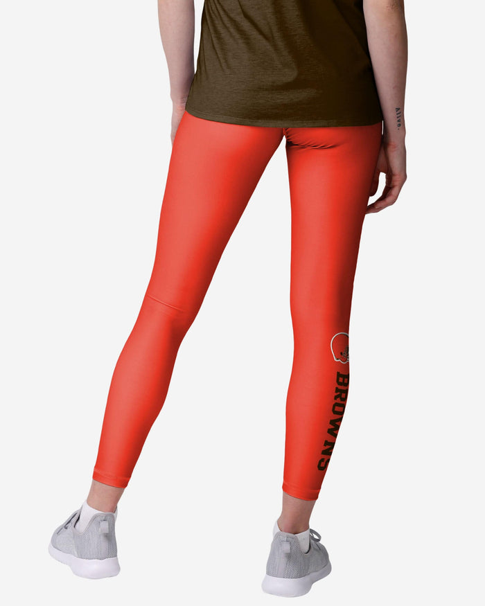 Cleveland Browns Womens Solid Wordmark Legging FOCO - FOCO.com