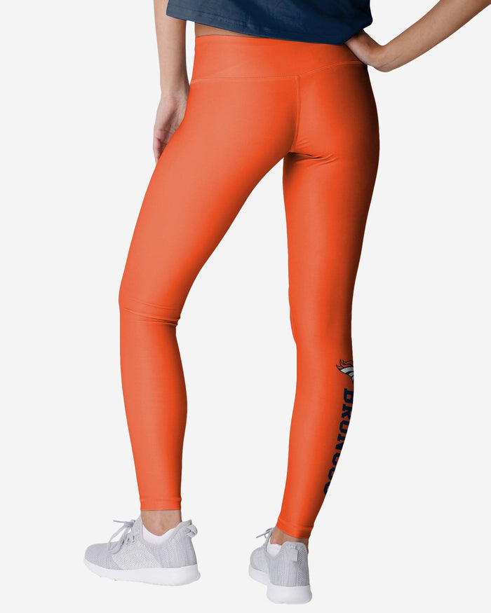 Denver Broncos Womens Solid Wordmark Legging FOCO - FOCO.com