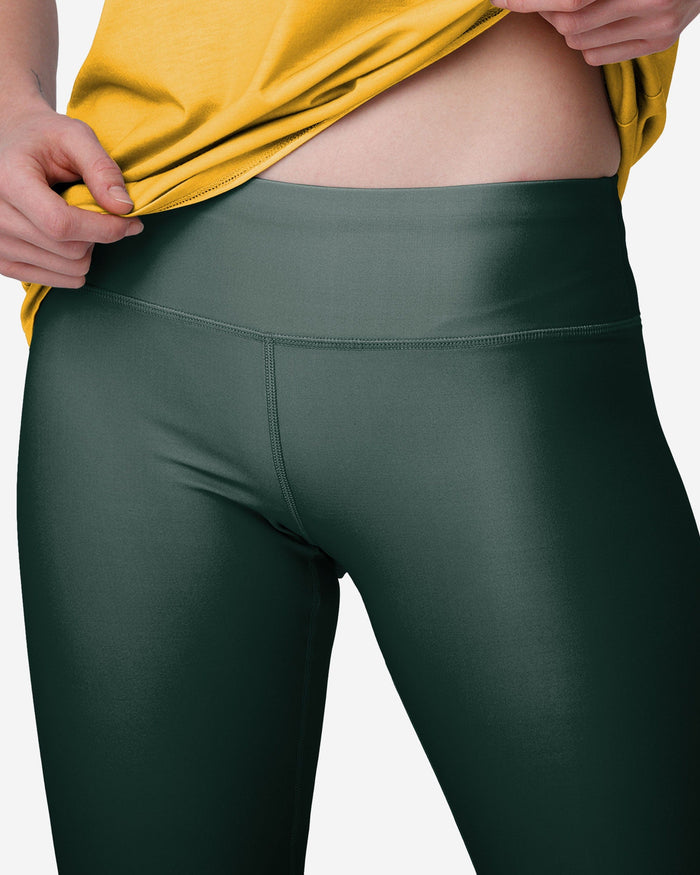 Green Bay Packers Womens Solid Wordmark Legging FOCO - FOCO.com