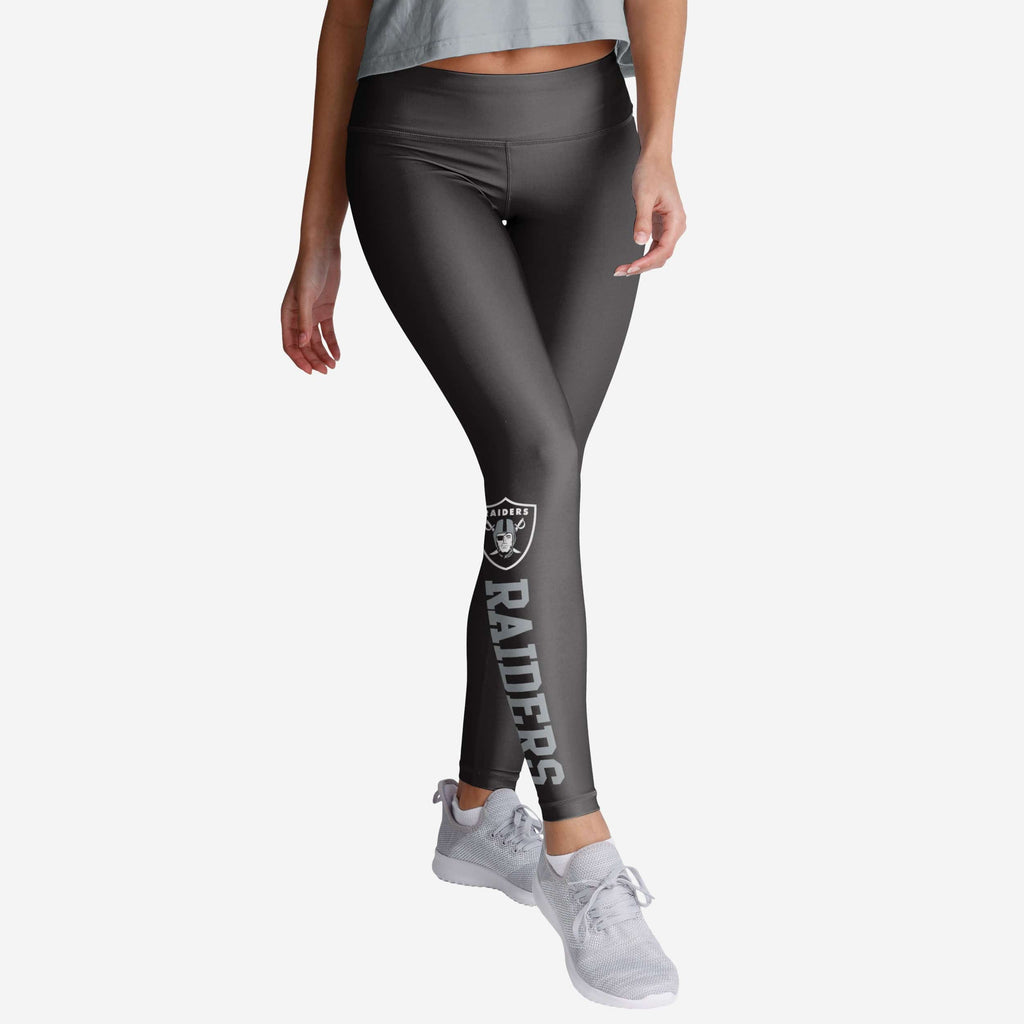 Las Vegas Raiders Womens Solid Wordmark Legging FOCO S - FOCO.com