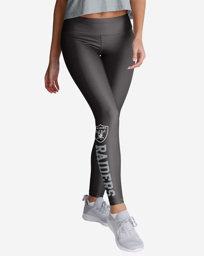 Las Vegas Raiders Womens Solid Wordmark Legging FOCO S - FOCO.com