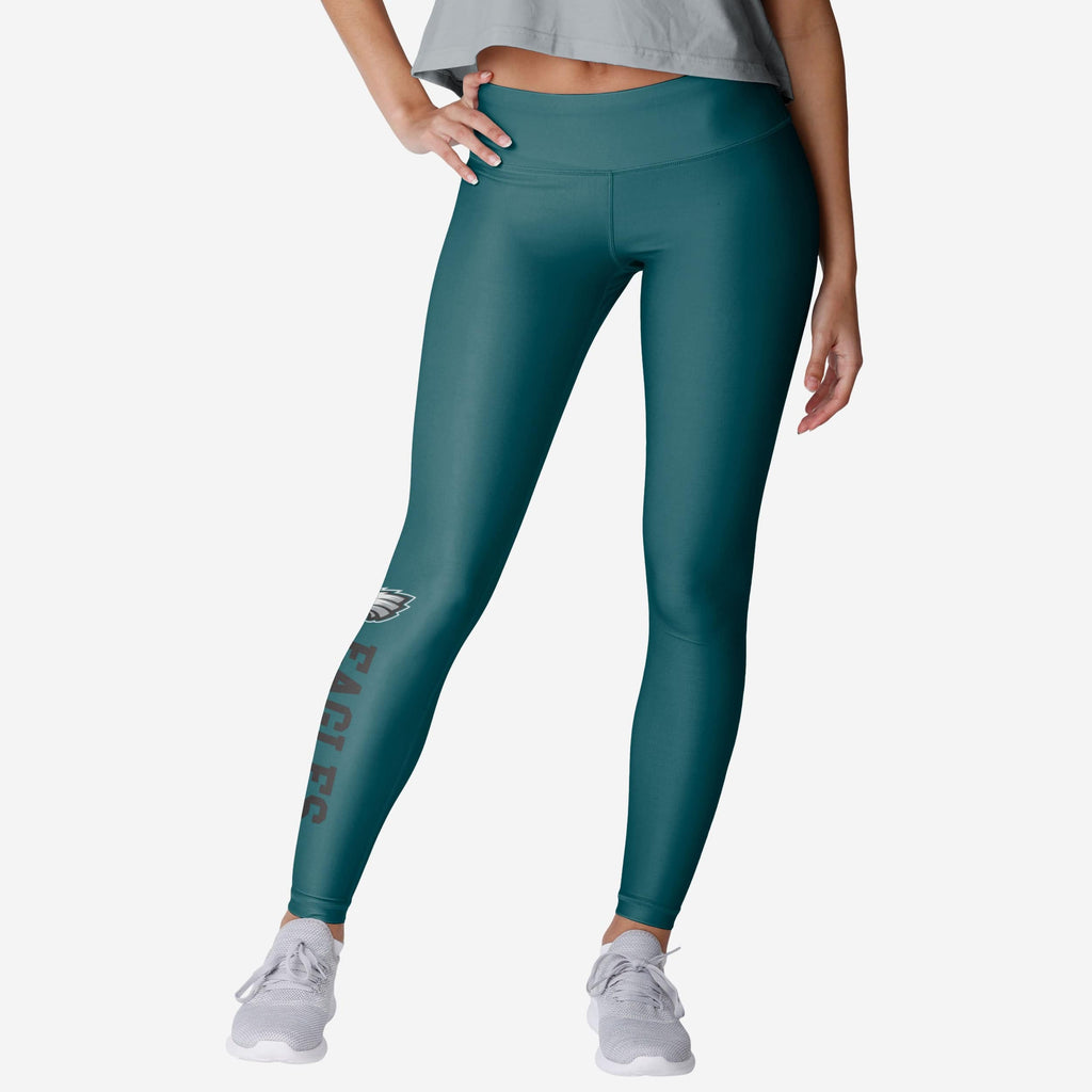 Philadelphia Eagles Womens Solid Wordmark Legging FOCO - FOCO.com