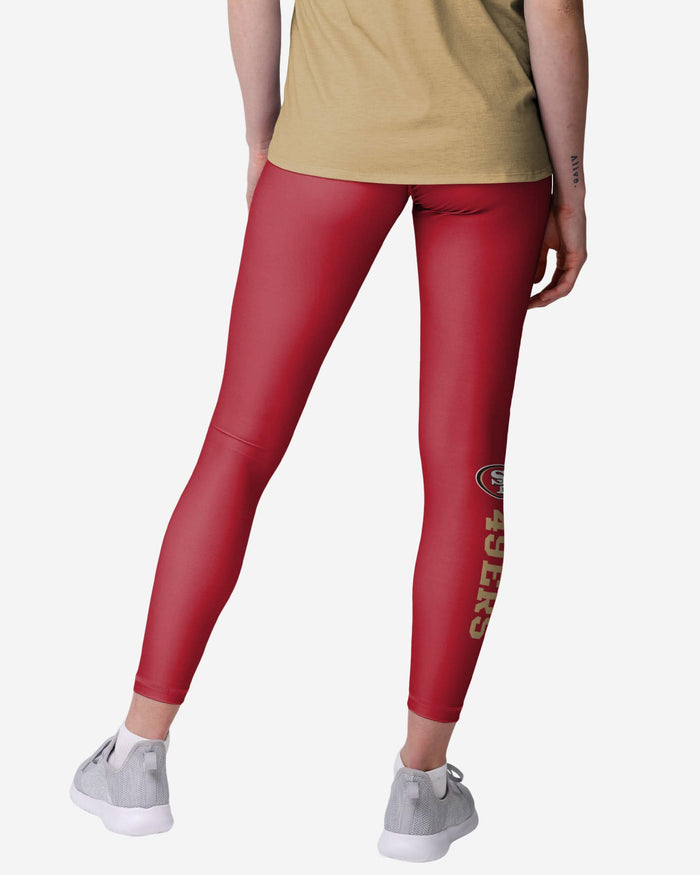 San Francisco 49ers Womens Solid Wordmark Legging FOCO - FOCO.com