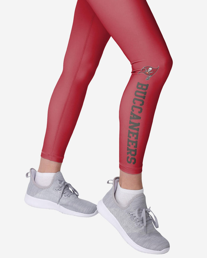 Tampa Bay Buccaneers Womens Solid Wordmark Legging FOCO - FOCO.com