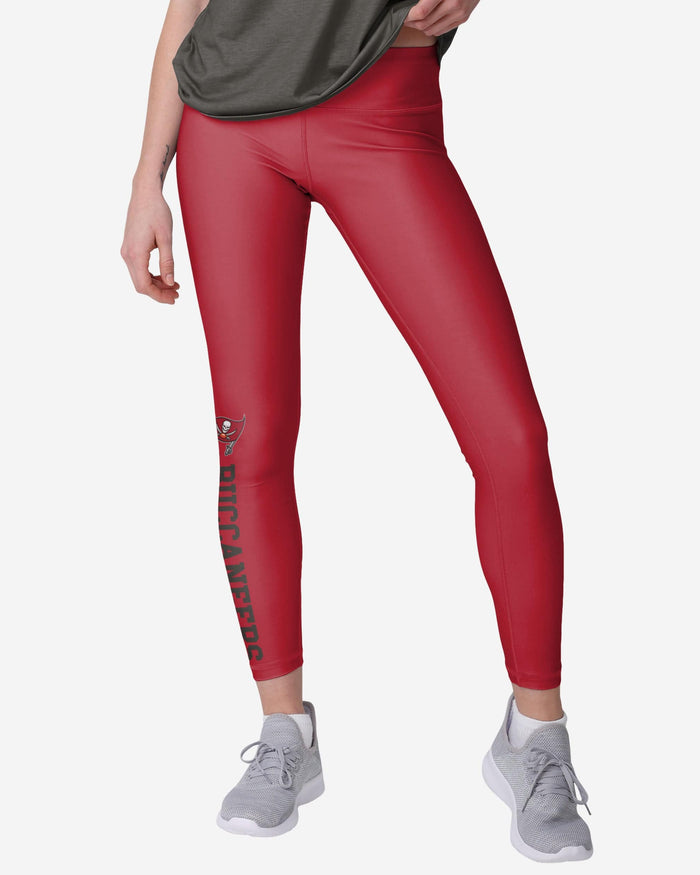 Tampa Bay Buccaneers Womens Solid Wordmark Legging FOCO S - FOCO.com