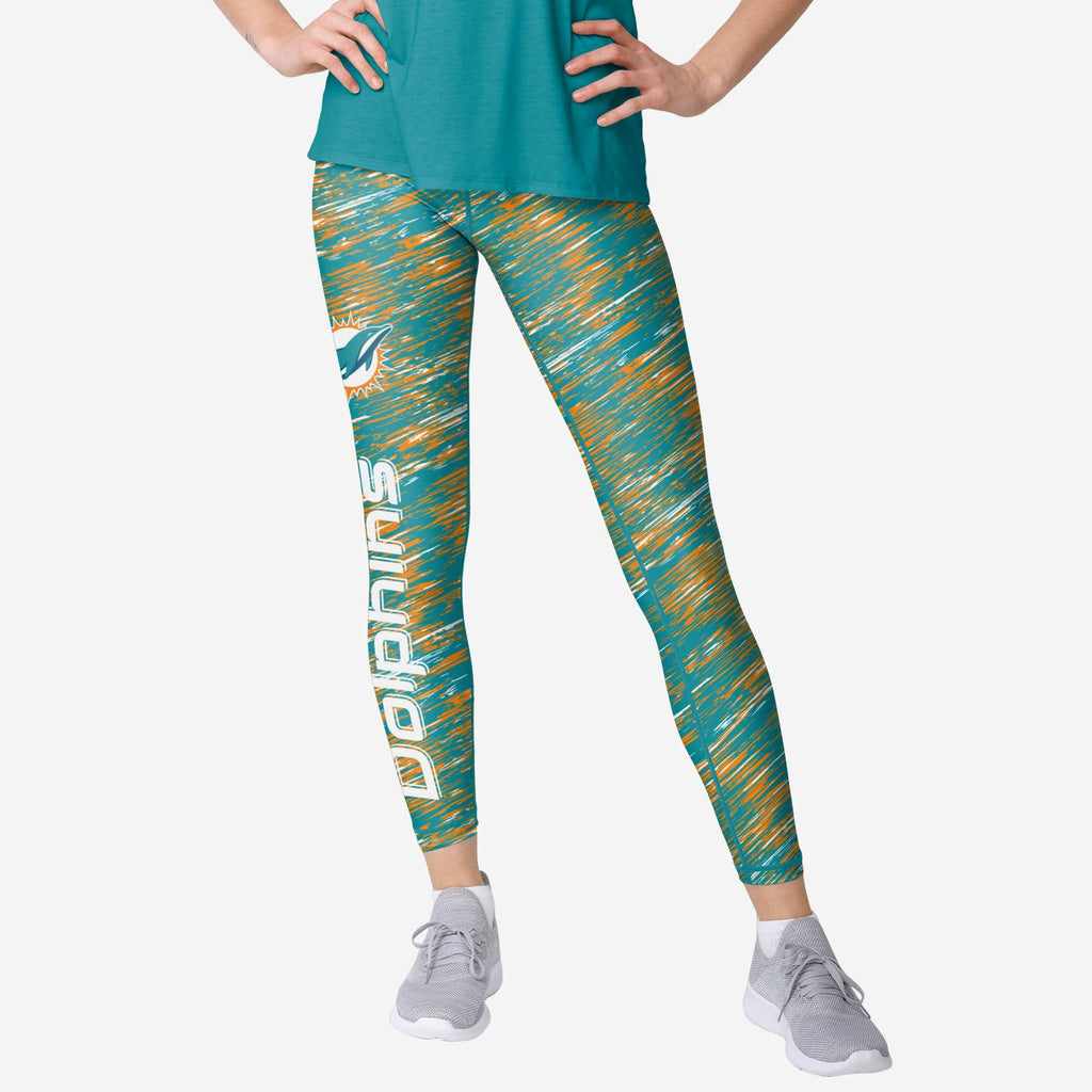 Miami Dolphins Womens Static Rain Legging FOCO S - FOCO.com