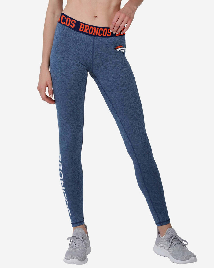 Denver Broncos Womens Team Color Static Legging FOCO S - FOCO.com