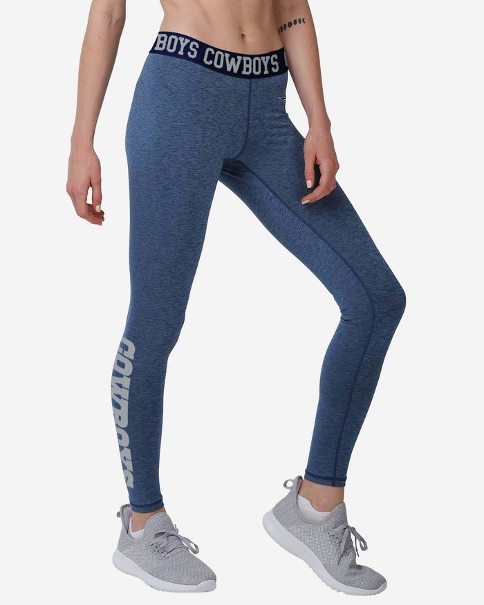 Dallas Cowboys Womens Team Color Static Legging FOCO S - FOCO.com