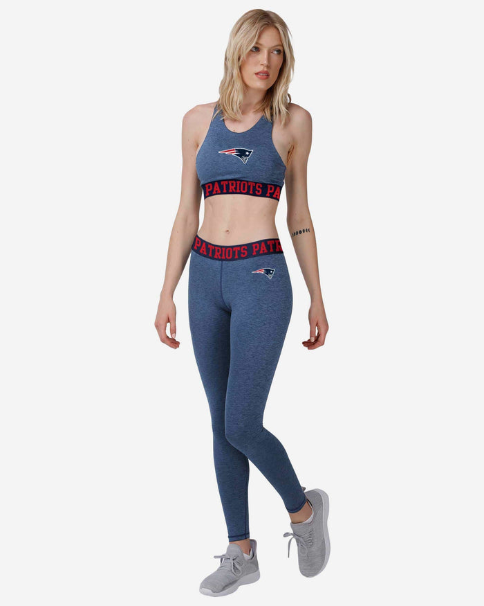 New England Patriots Womens Team Color Static Legging FOCO - FOCO.com