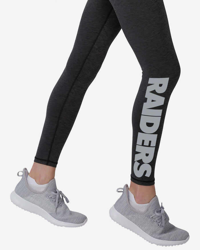 Las Vegas Raiders Womens Team Color Static Legging FOCO - FOCO.com