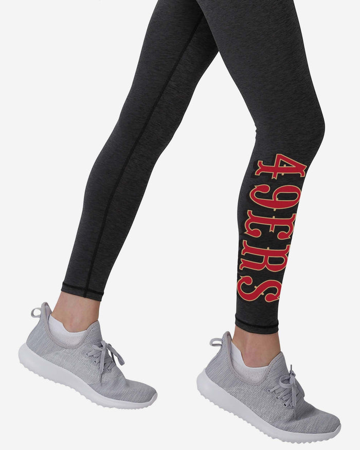 San Francisco 49ers Womens Team Color Static Legging FOCO - FOCO.com