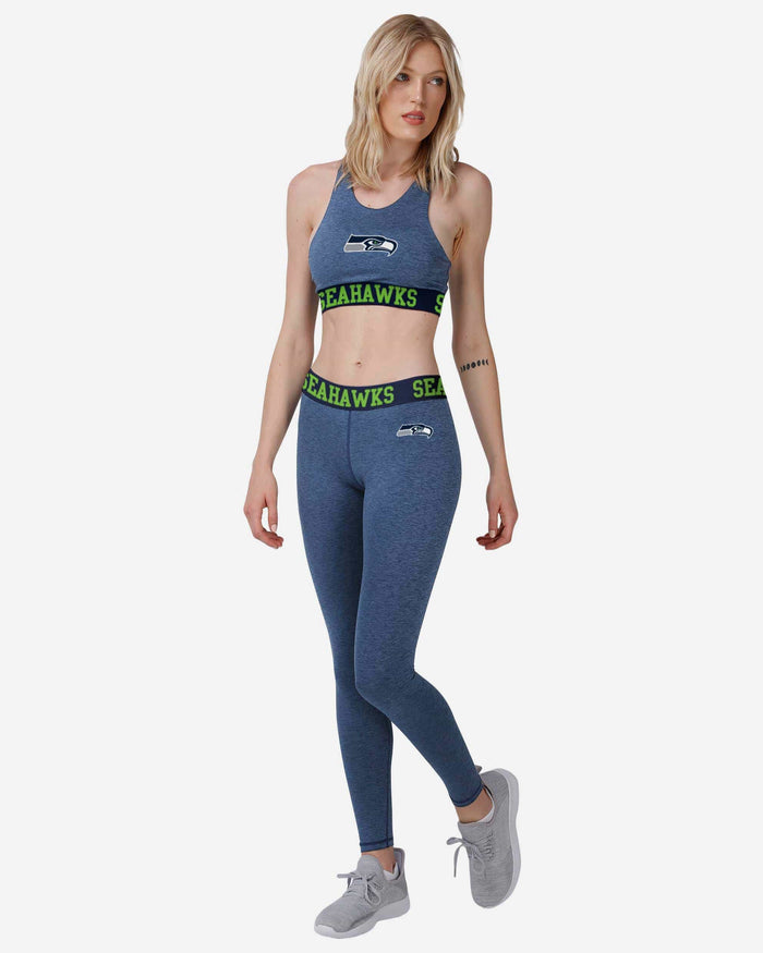 Seattle Seahawks Womens Team Color Static Legging FOCO - FOCO.com