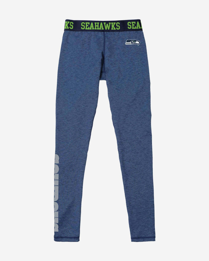 Seattle Seahawks Womens Team Color Static Legging FOCO - FOCO.com