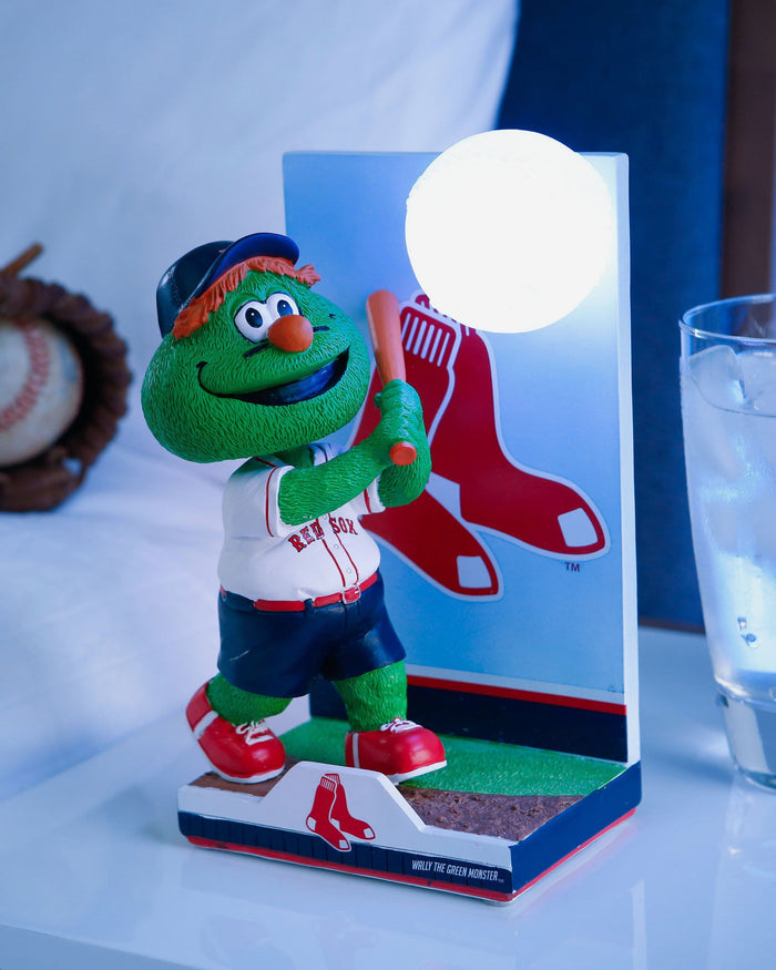 Wally The Green Monster Boston Red Sox Mascot Action Pose Light Up Ball Bobblehead FOCO - FOCO.com