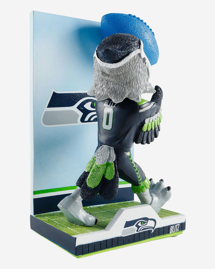 Blitz Seattle Seahawks Mascot Action Pose Light Up Ball Bobblehead FOCO - FOCO.com