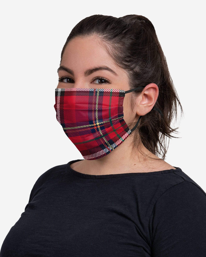 Plaid Adjustable 3 Pack Face Cover FOCO - FOCO.com