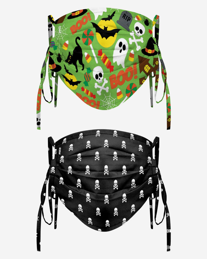 Halloween Tie-Back 2 Pack Face Cover FOCO - FOCO.com