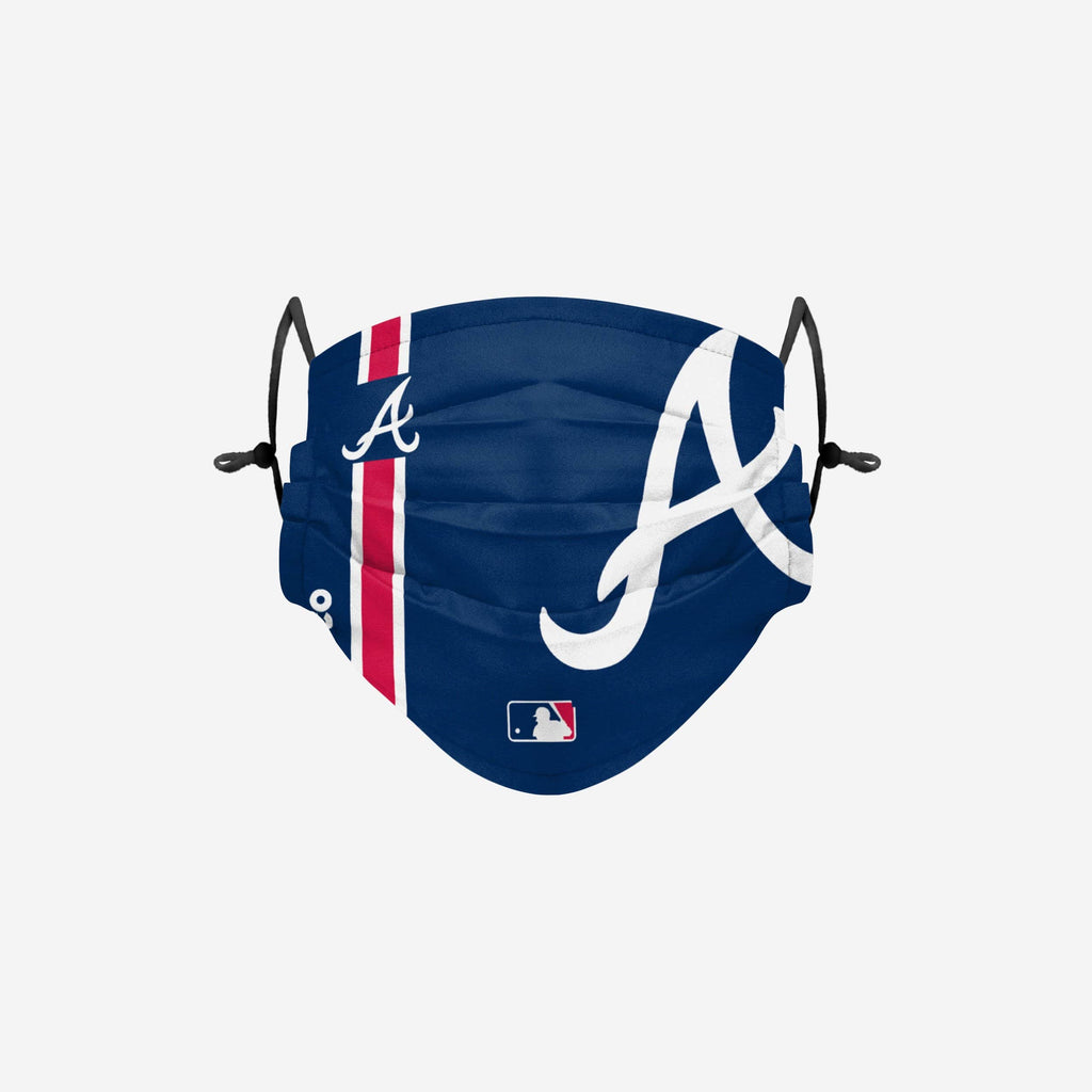 Atlanta Braves On-Field Adjustable Blue Face Cover FOCO - FOCO.com