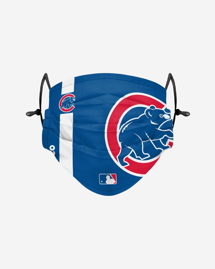 Chicago Cubs On-Field Adjustable Blue Face Cover FOCO - FOCO.com