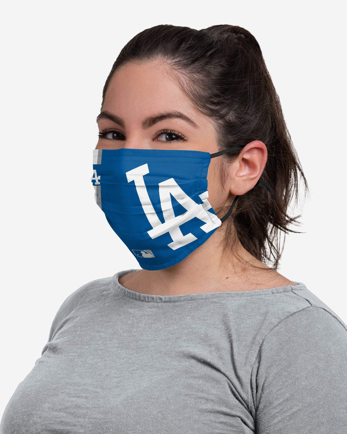 Los Angeles Dodgers On-Field Adjustable Blue Face Cover FOCO - FOCO.com