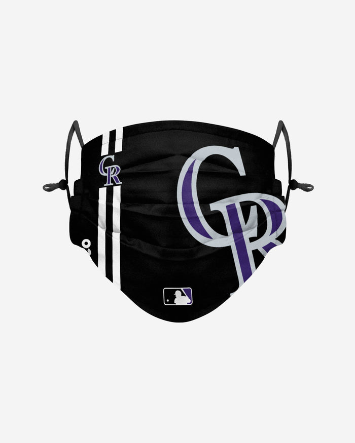 Colorado Rockies On-Field Adjustable Black Face Cover FOCO - FOCO.com