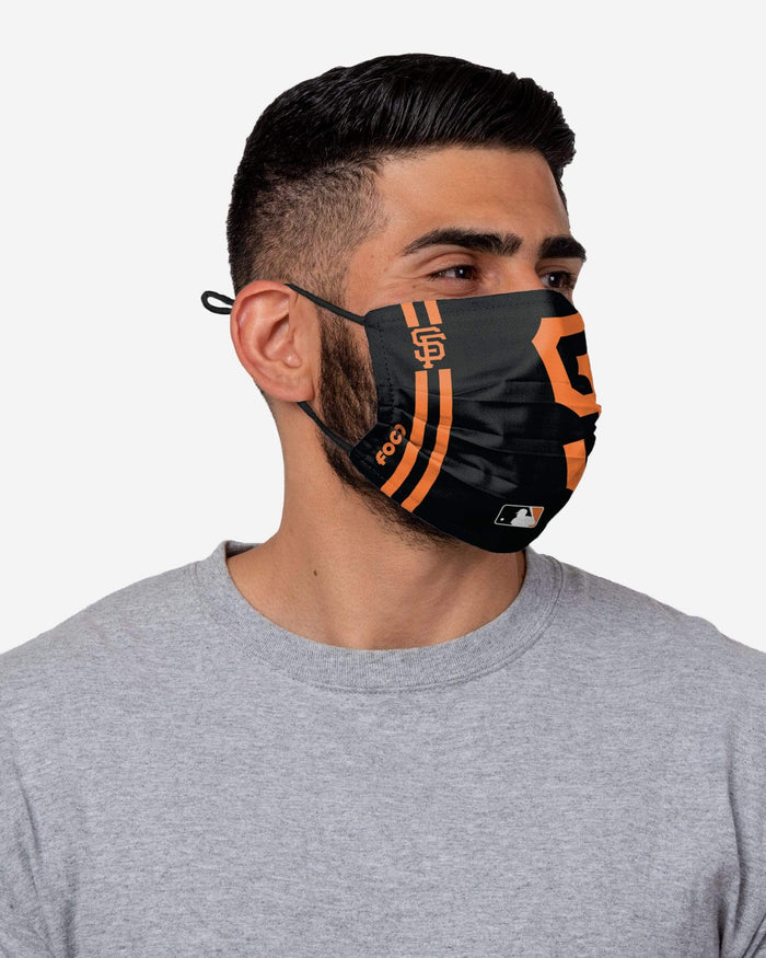 San Francisco Giants On-Field Adjustable Black Face Cover FOCO - FOCO.com