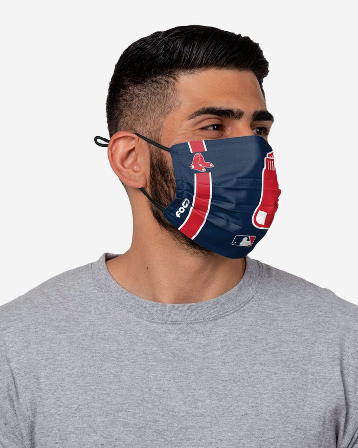 Boston Red Sox On-Field Adjustable Navy Face Cover FOCO - FOCO.com