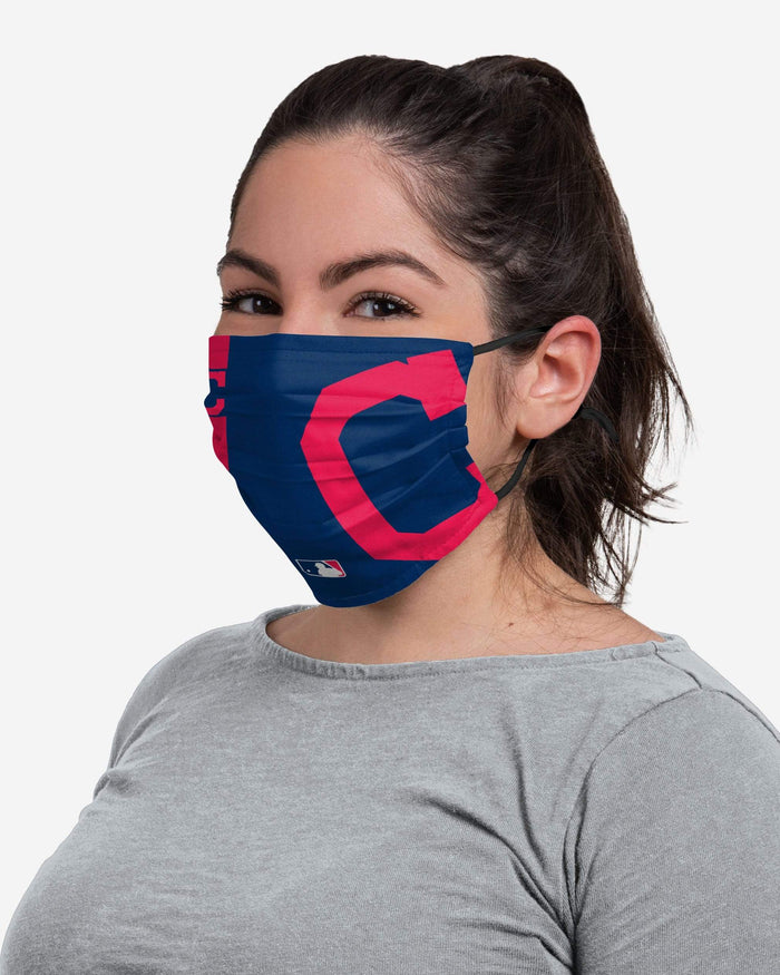 Cleveland Guardians On-Field Adjustable Navy Face Cover FOCO - FOCO.com