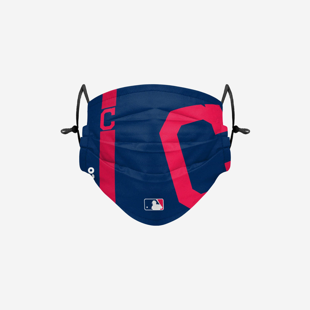 Cleveland Guardians On-Field Adjustable Navy Face Cover FOCO - FOCO.com