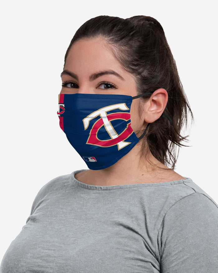 Minnesota Twins On-Field Adjustable Navy Face Cover FOCO - FOCO.com