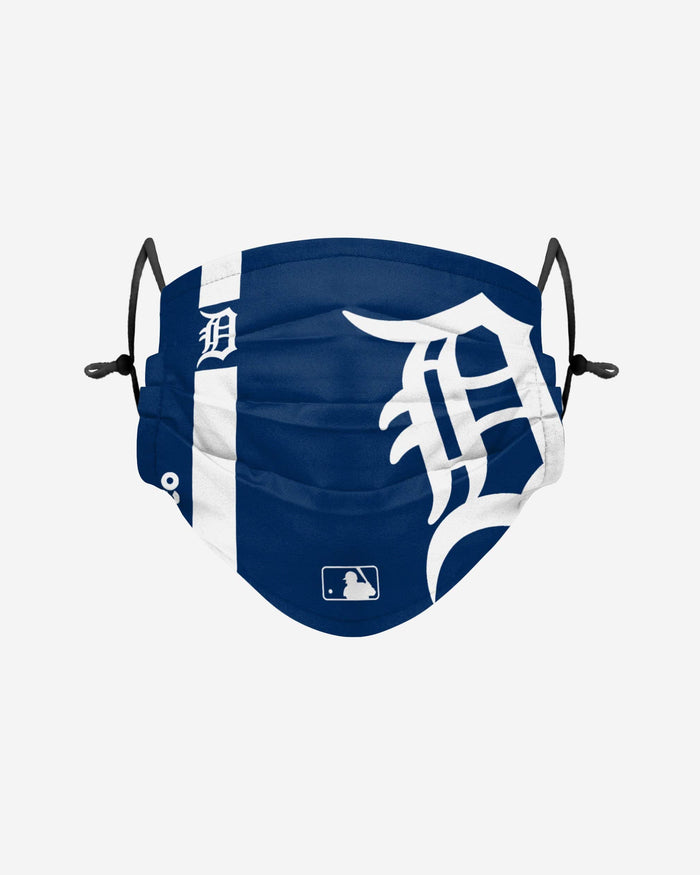 Detroit Tigers On-Field Adjustable Navy & White Face Cover FOCO - FOCO.com