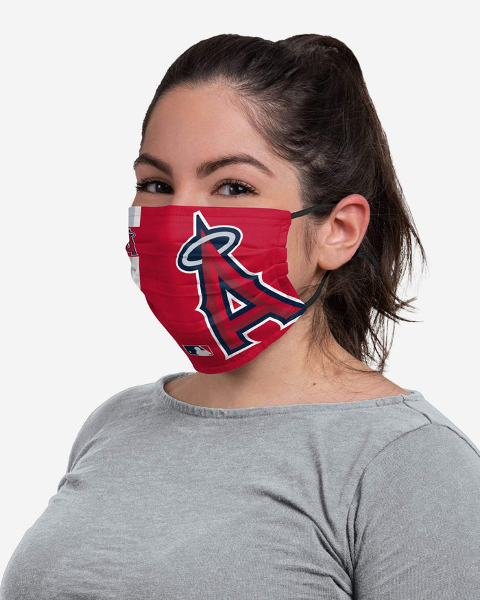 Los Angeles Angels On-Field Adjustable Red Face Cover FOCO - FOCO.com