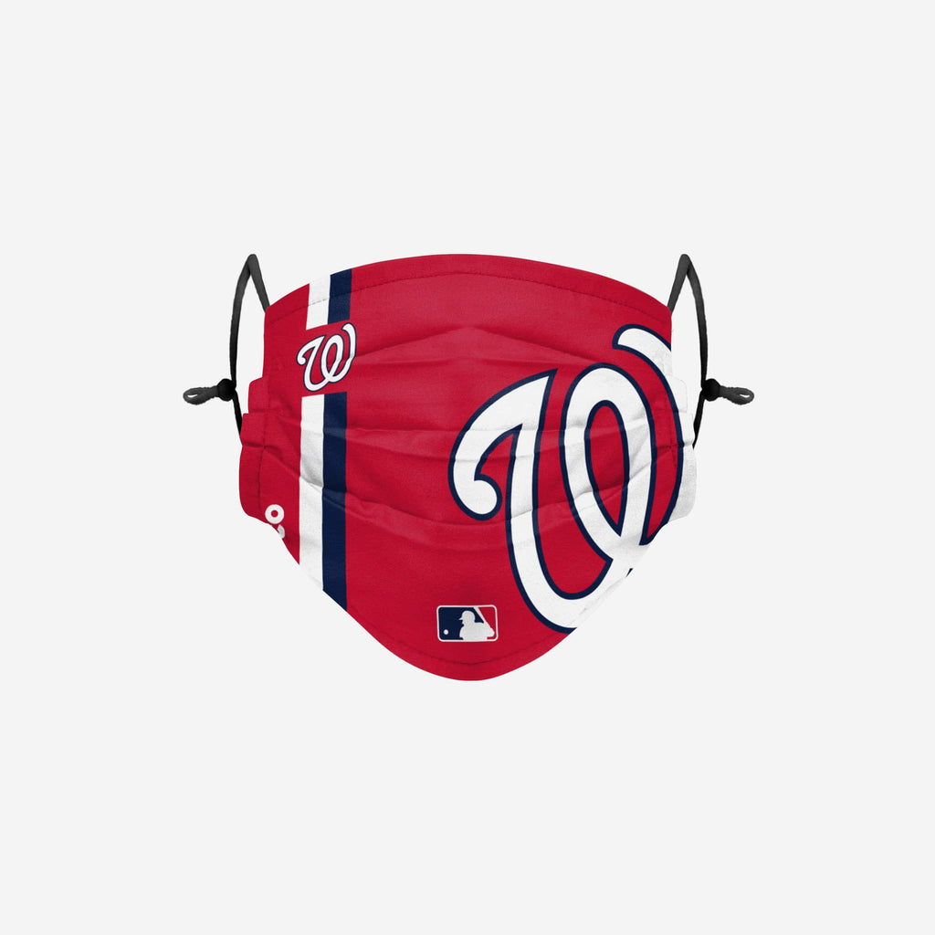 Washington Nationals On-Field Adjustable Red Face Cover FOCO - FOCO.com