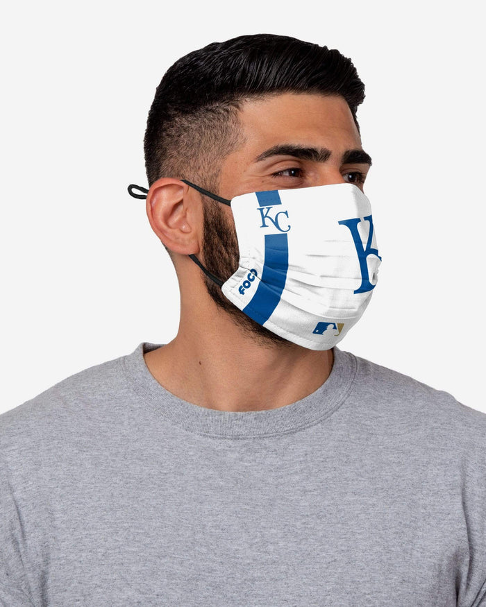 Kansas City Royals On-Field Adjustable White Face Cover FOCO - FOCO.com