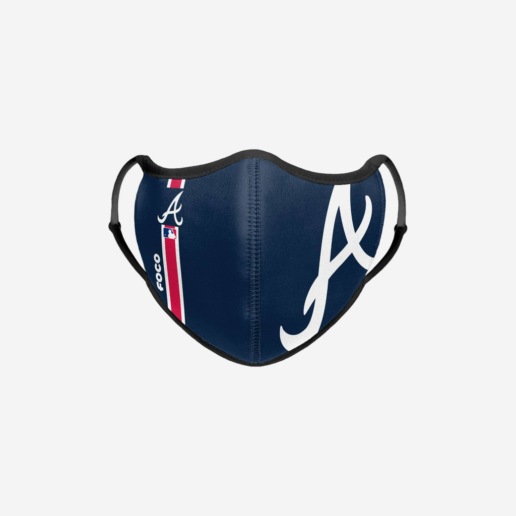 Atlanta Braves On-Field Adjustable Blue Sport Face Cover FOCO - FOCO.com