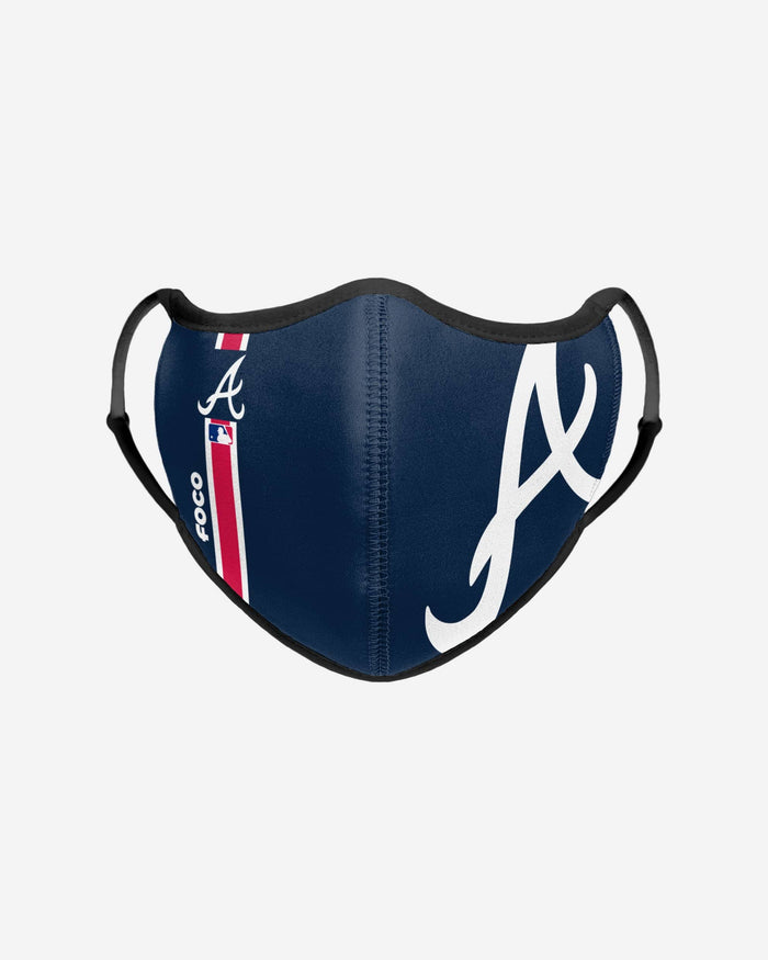 Atlanta Braves On-Field Adjustable Blue Sport Face Cover FOCO - FOCO.com