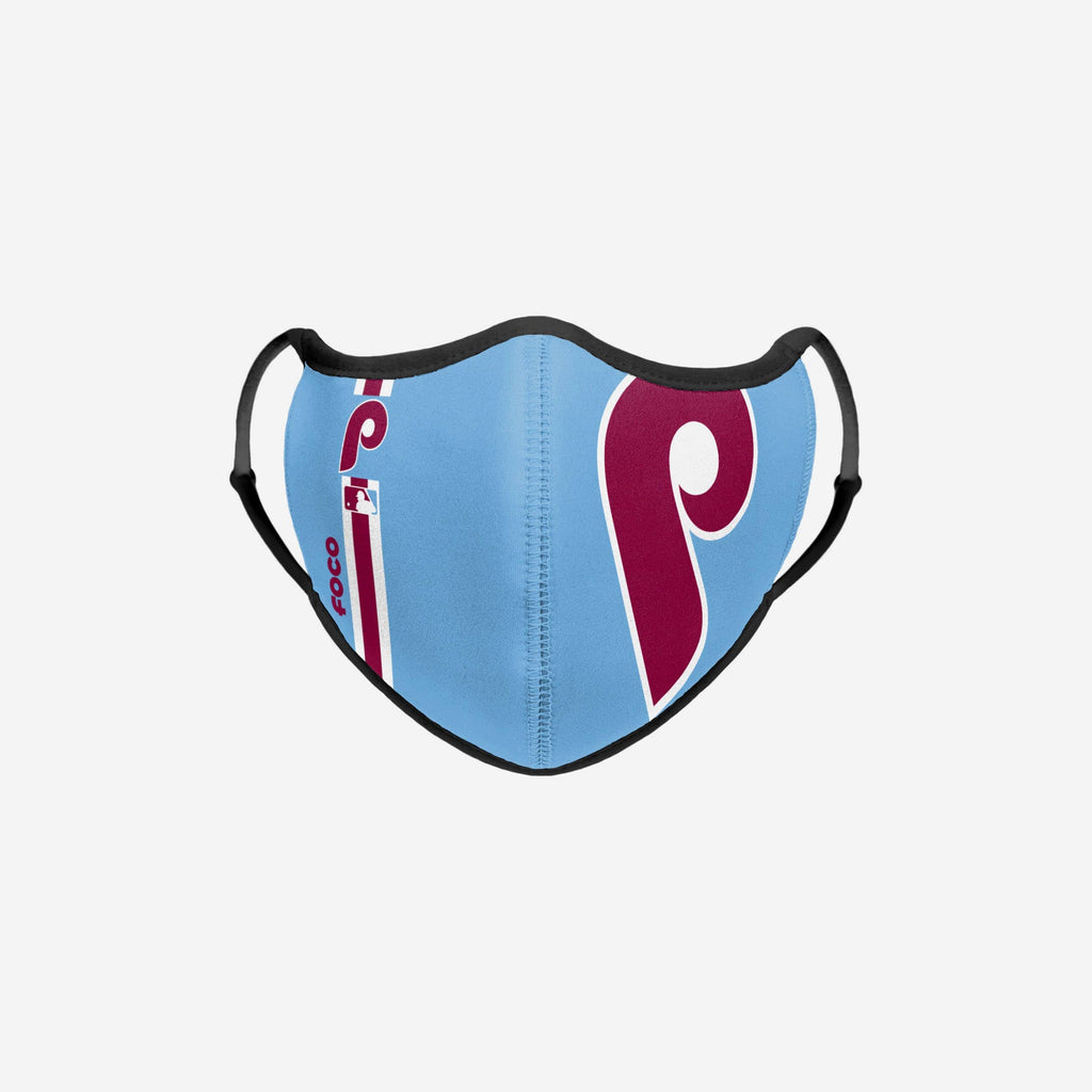 Philadelphia Phillies On-Field Adjustable Baby Blue Sport Face Cover FOCO - FOCO.com