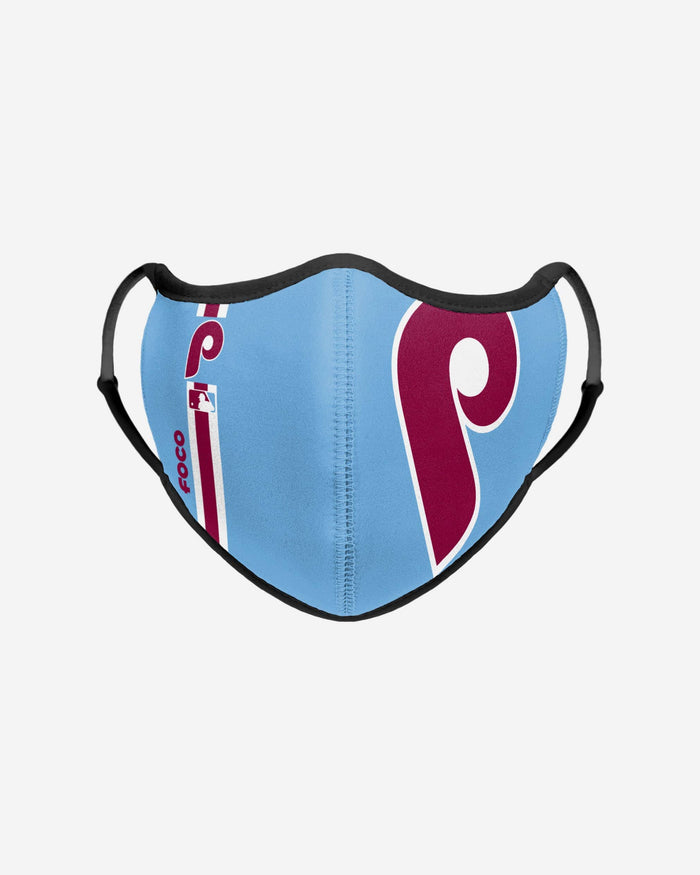 Philadelphia Phillies On-Field Adjustable Baby Blue Sport Face Cover FOCO - FOCO.com