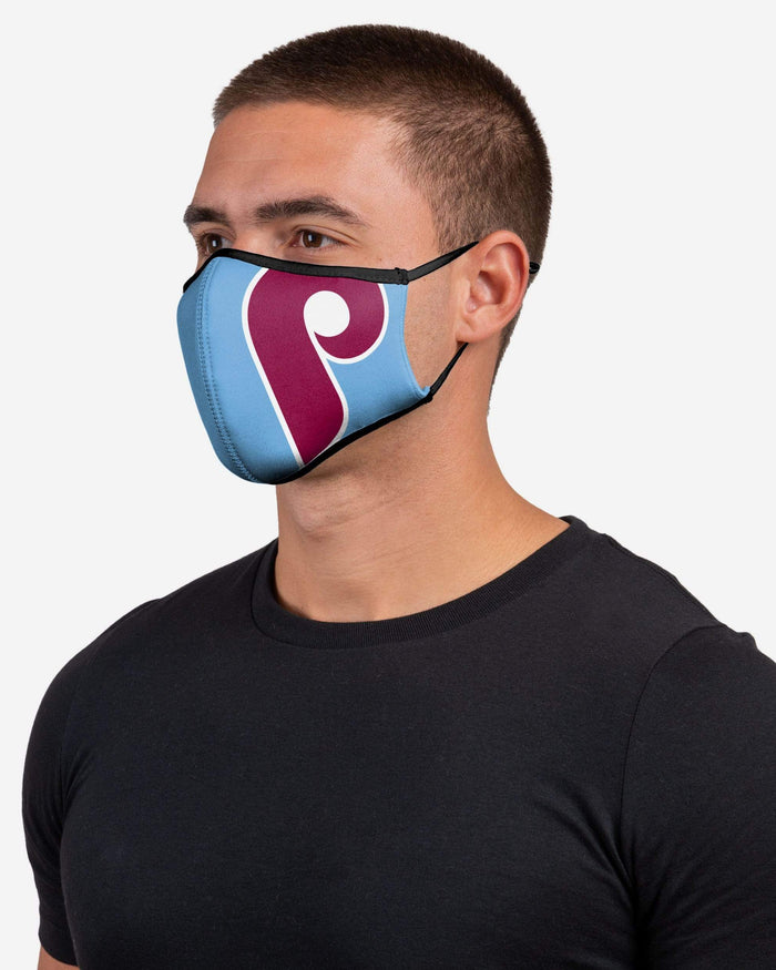 Philadelphia Phillies On-Field Adjustable Baby Blue Sport Face Cover FOCO - FOCO.com