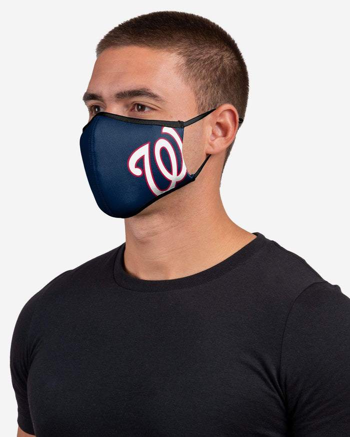 Washington Nationals On-Field Adjustable Blue Sport Face Cover FOCO - FOCO.com