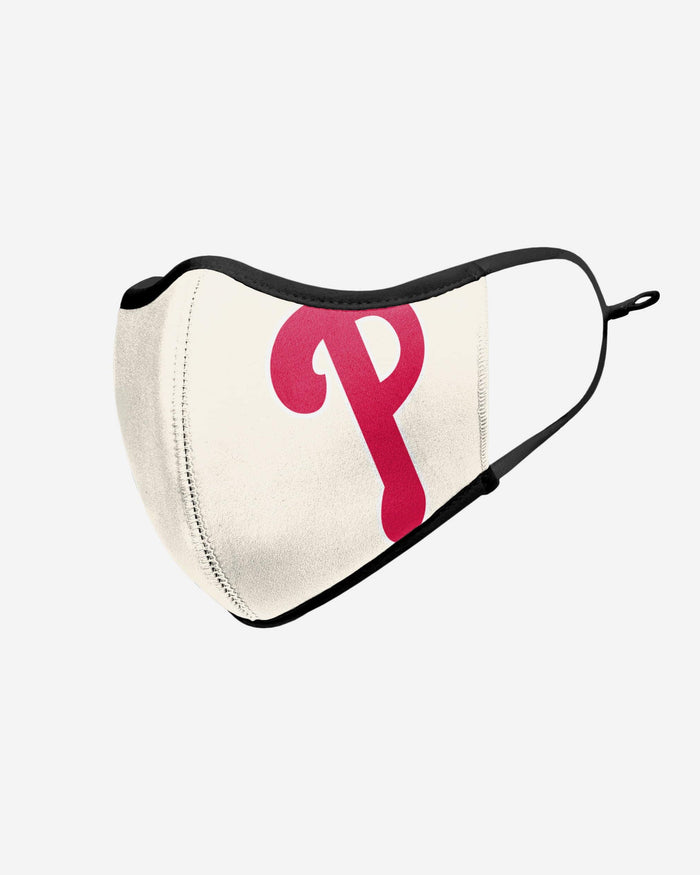 Philadelphia Phillies On-Field Adjustable Cream Sport Face Cover FOCO - FOCO.com