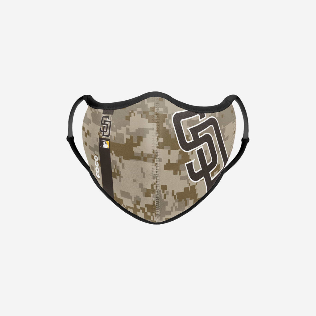 San Diego Padres On-Field Adjustable Camo Sand Sport Face Cover FOCO - FOCO.com