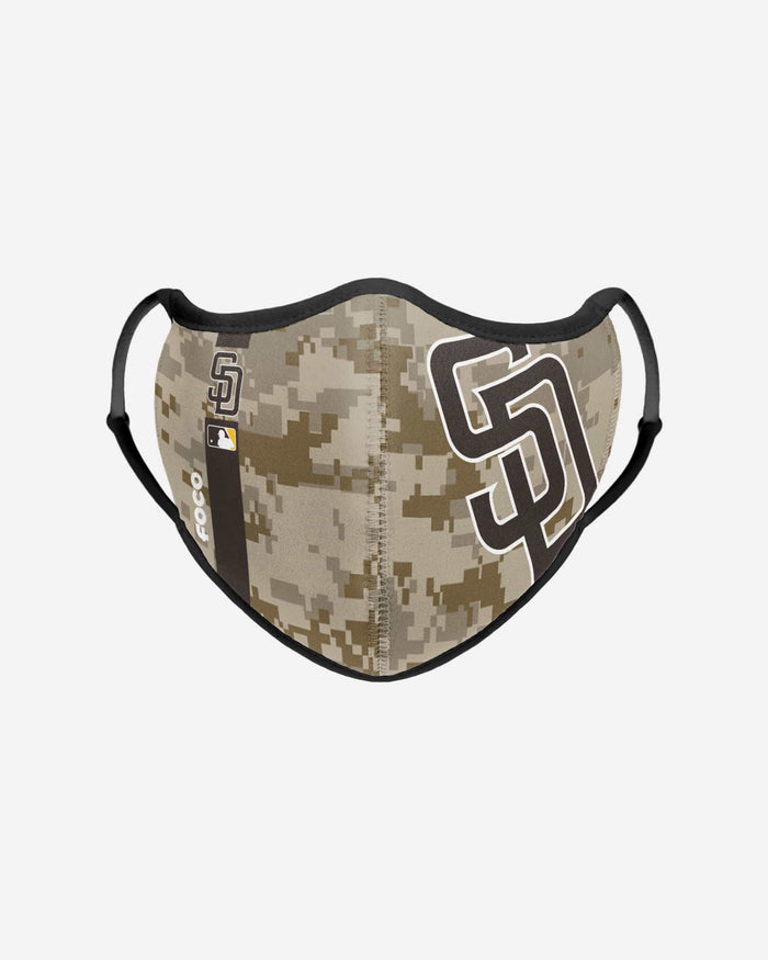 San Diego Padres On-Field Adjustable Camo Sand Sport Face Cover FOCO - FOCO.com